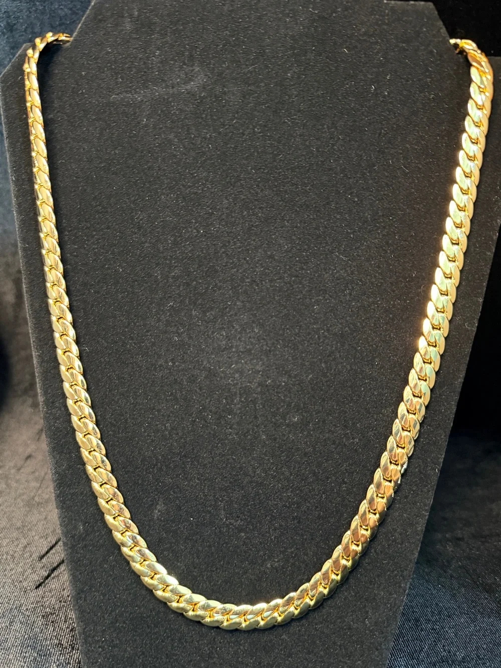 Miami Cuban 26in 9MM 14K Stamped Gold Filled Bracelet W/Box Lock BRAND NEW